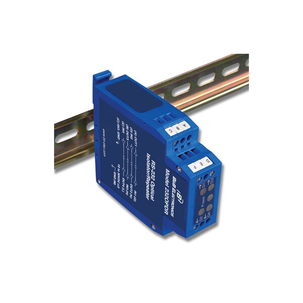 Rs-232 Isolated Extender, Din Rail